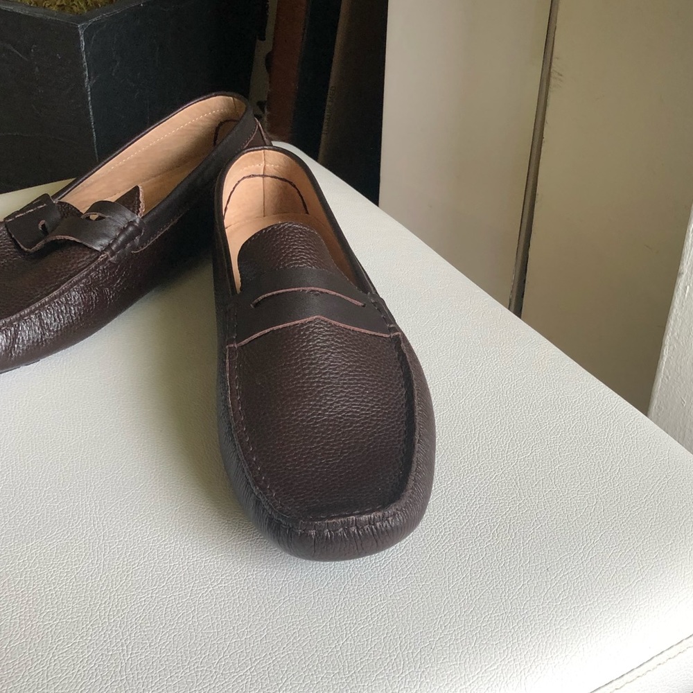Asher Green leather men’s loafers size 10.5